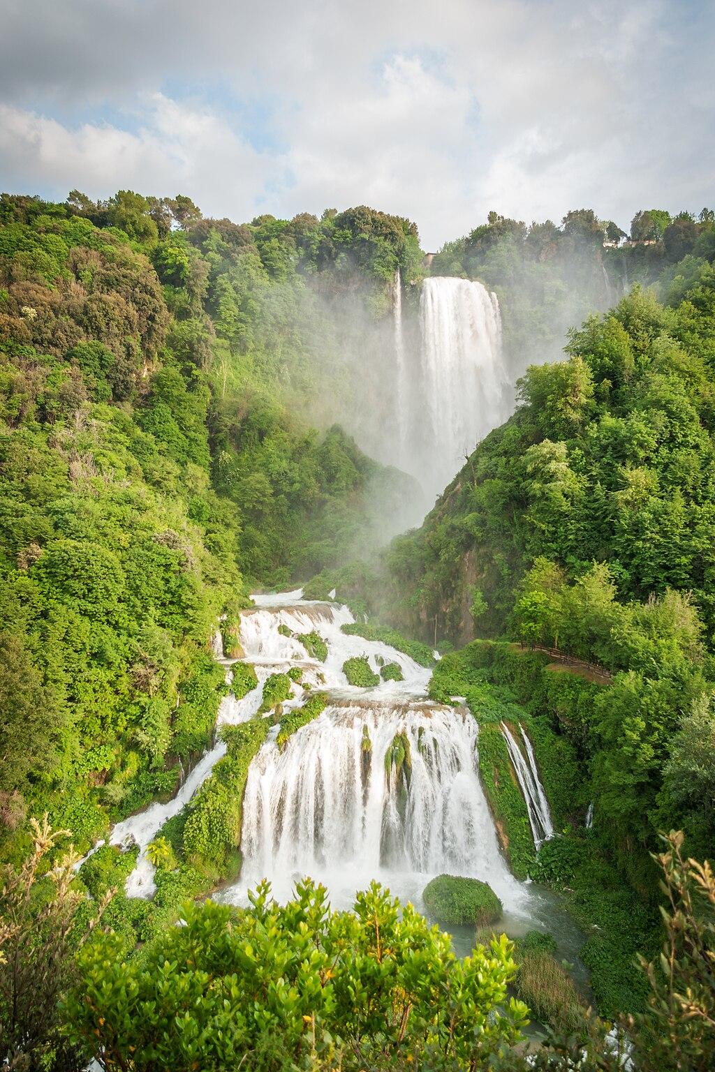 La spettacolare Cascata delle Marmore