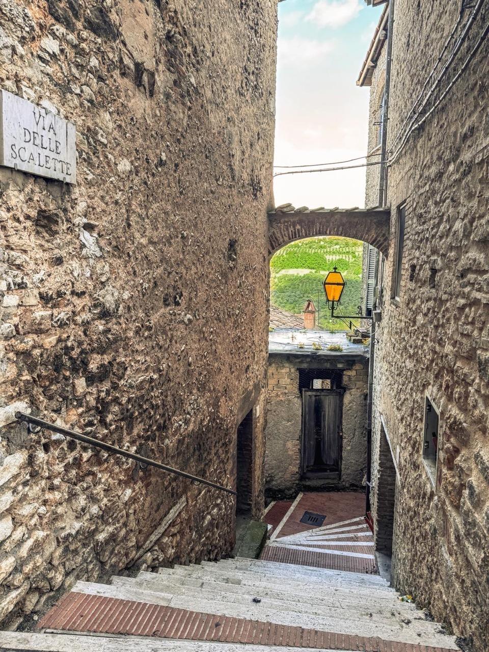 Vicolo tipico di Toffia